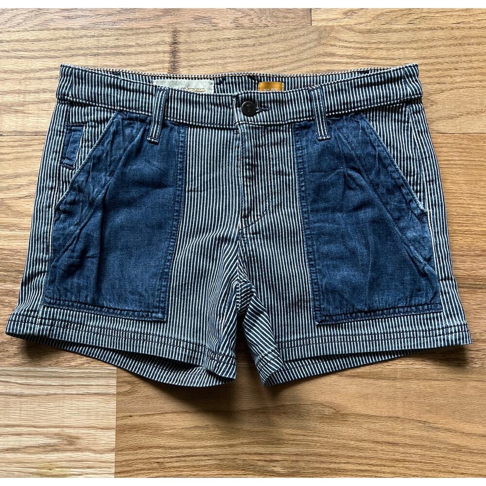 Anthropologie Pilcro Stet Railroad Denim Shorts - Picture 3 of 8